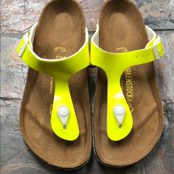 neon birkenstocks